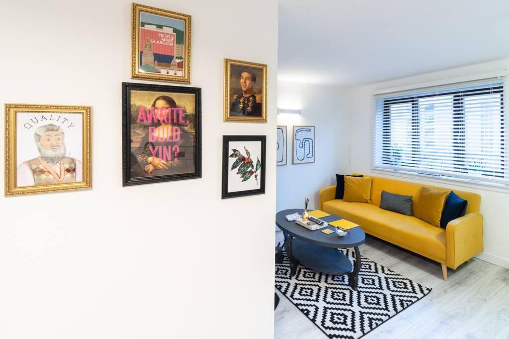 Stylish City Pad With Free Private Parking Glasgow Extérieur photo